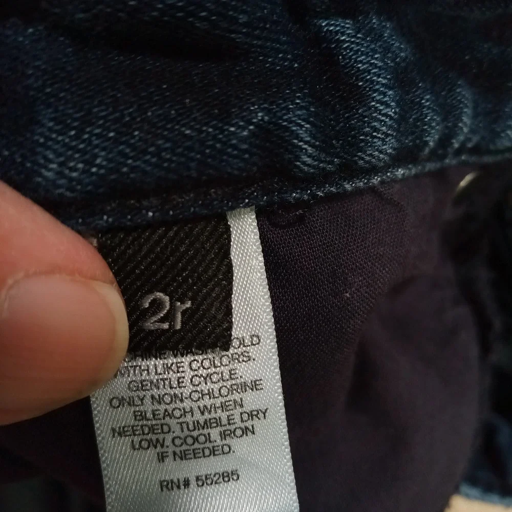 Express Jeans Womens 2r Medium Wash Slim Leg Denim Blue Stretch Pants‎ 508510